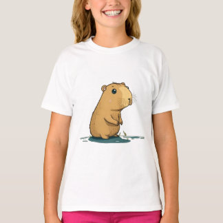 eine Capybara am Wasserloch T-Shirt