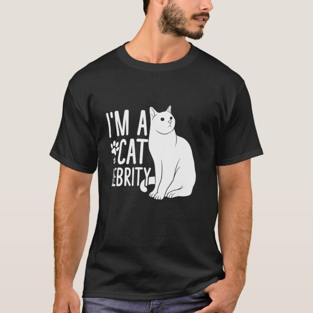 eine Catlebrity-Katzin T-Shirt (Vorderseite)
