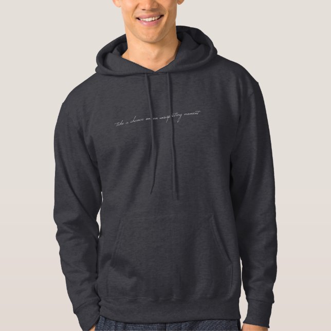 Eine Chance für Männer Hoodie (Vorderseite)