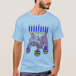 Eine Chanukka-Miezekatze T-Shirt
