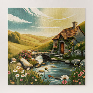 Eine charmante Hütte Puzzle