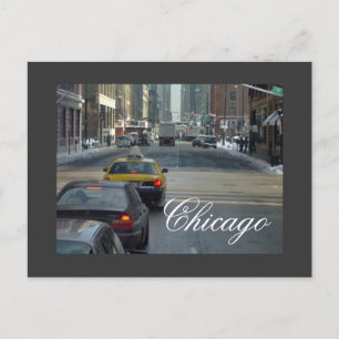 Eine Chicago Winter Postkarte