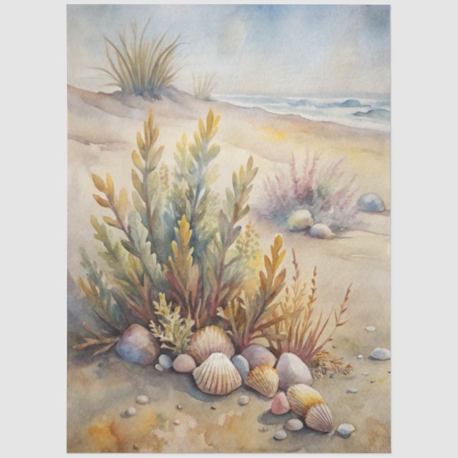 Eine Coastal Series Design 36 Seidenpapier (Vorderseite)