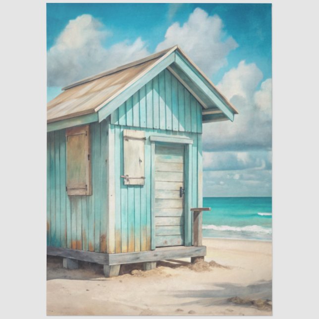 Eine Coastal Series Design 42 Seidenpapier (Vorderseite)