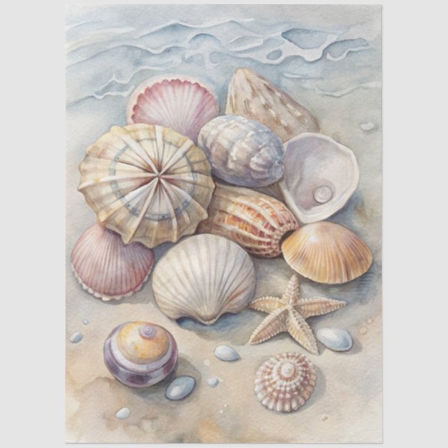 Eine Coastal Series Design 66 Seidenpapier (Vorderseite)