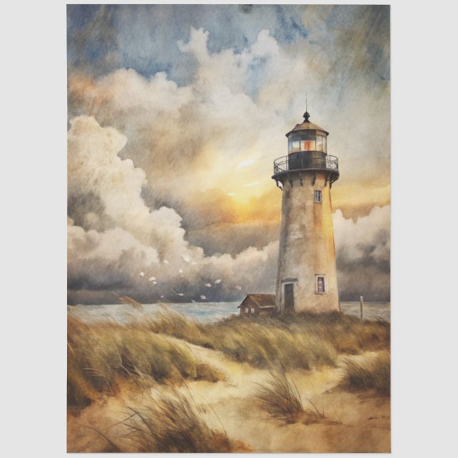 Eine Coastal Series Design 77 Seidenpapier (Vorderseite)