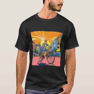 Eine Comicbuchillustration im Stil der 1970er Jahr T-Shirt