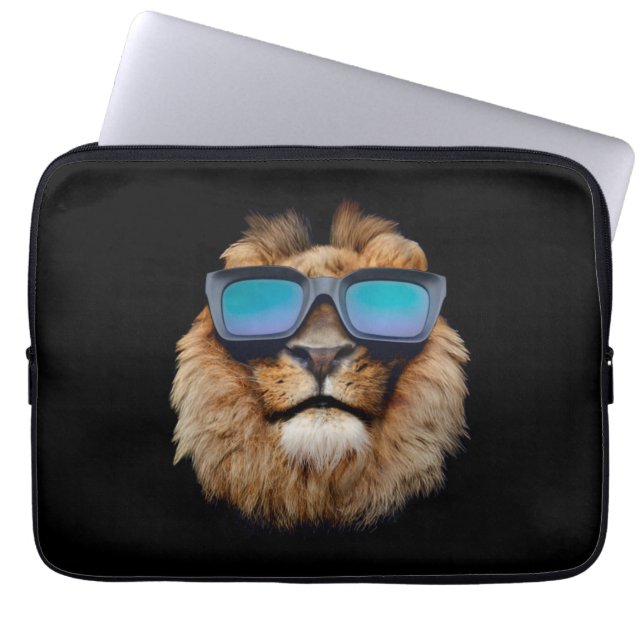 Eine Coole Katze Laptopschutzhülle (Vorderseite)