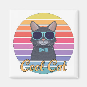 Eine coole Katze Magnet
