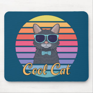 Eine Coole Katze Mousepad