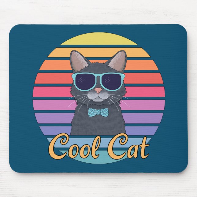 Eine Coole Katze Mousepad (Vorne)