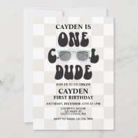 Eine Coole Typ Sonnenbrille 1. Geburtstag