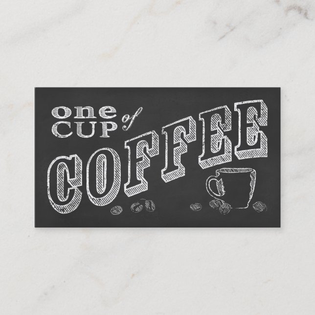 EINE CUP KAFFEE-Cappingkarten Treuekarte (Vorderseite)