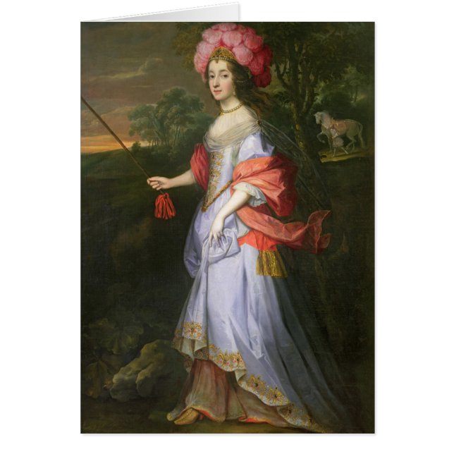 Eine Dame im Maskerade-Kostüm, c.1679 (Vorne)