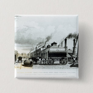 Eine Dampf-Motor Manufaktur und Eisen-Arbeiten Button