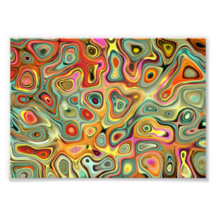 Eine dankbare abstrakte moderne Kunst 4.54 Fotodruck