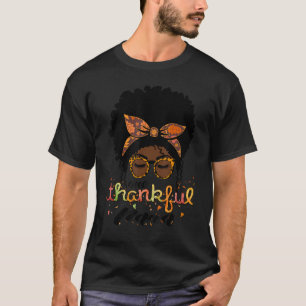 Eine dankbare afro-amerikanische Nana-Frauen falle T-Shirt