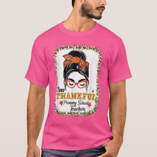 Eine dankbare Grundschullehrerin, Messy Bun als T-Shirt