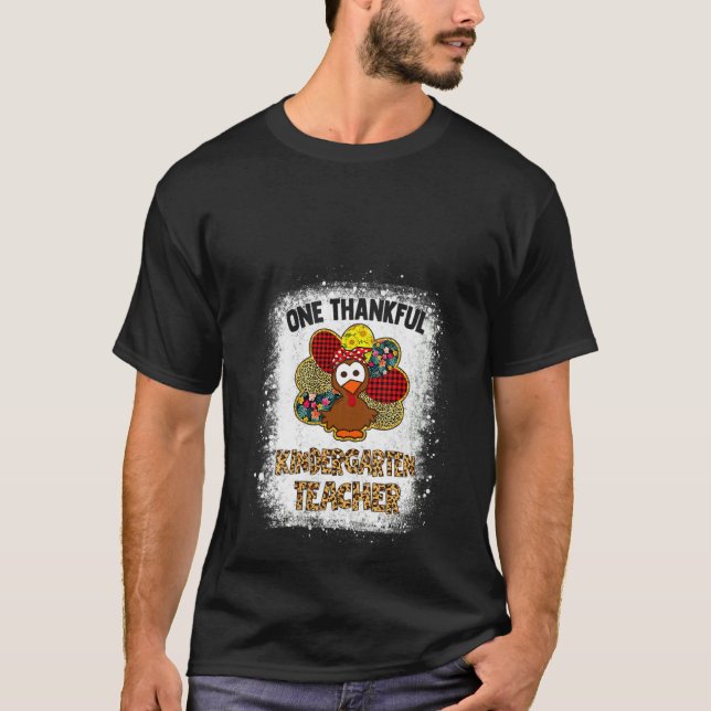 Eine dankbare Kindergartenlehrerin Bleach Tu T-Shirt (Vorderseite)