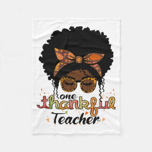 Eine dankbare Lehrerin Afro-Amerikanische Frauen f Fleecedecke