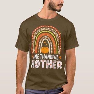 Eine dankbare Mutter Regenbogen Leopard Herbst Her T-Shirt