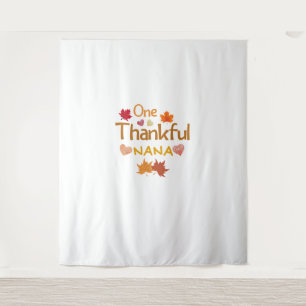 eine dankbare Nana-Erntedank-Tagesfamilie Wandteppich