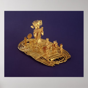 Eine darstellende Muisca votive Figürchen Poster