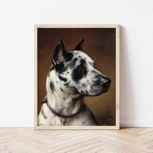 Eine Deutsche Dogge Carl Reichert Poster