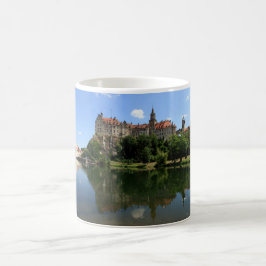Eine deutsche Schloss-Tasse Kaffeetasse