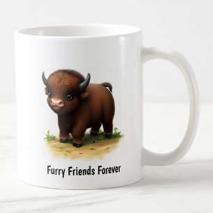 Eine digitale Malerei eines Niedlichen amerikanisc Kaffeetasse