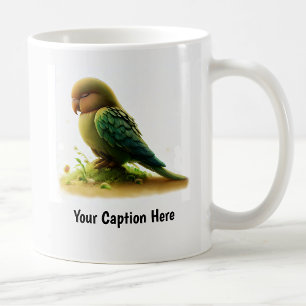 Eine digitale Malerei eines Niedlichen Bronzeflüge Kaffeetasse