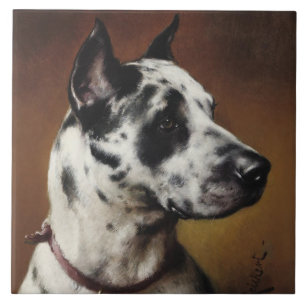 Eine Dogge-Fliese Fliese