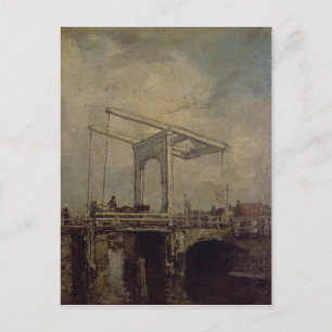 Eine Drawbridge in einer niederländischen Stadt, 1 Postkarte