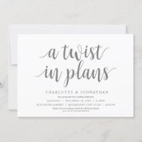 Eine Drehung in Plänen, Hochzeit Ändern Sie das Da