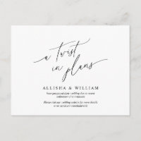 Eine Drehung in Plänen, Hochzeitsaufschub