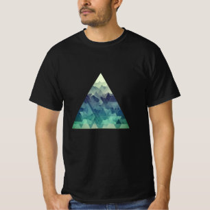 Eine dreieckige, geometrische Berglandschaft T-Shirt