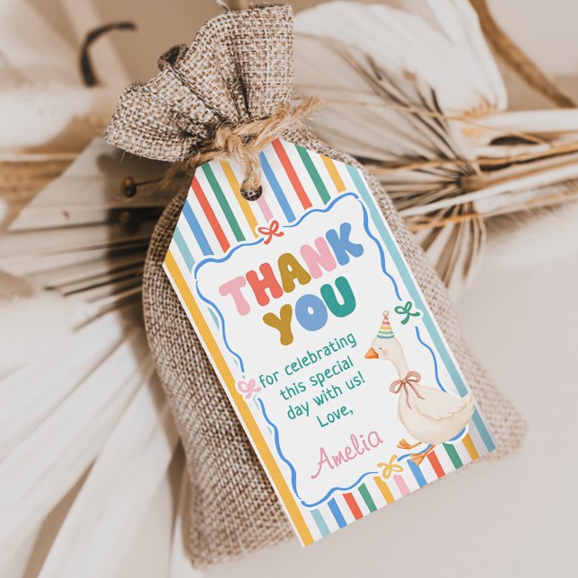 Eine dumme Gans Geburtstag  Geschenkanhänger (Von Creator hochgeladen)