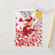 Eine Dusche von Roten Herzen von der Walentinische Feiertagspostkarte (Vorderseite/Rückseite Beispiel)