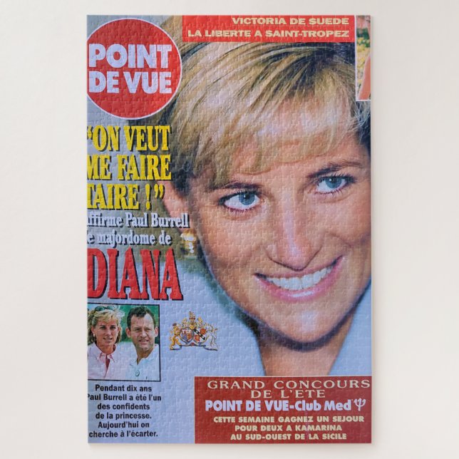 Eine echte Dame. Puzzle (Vertikal)