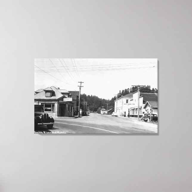 Eine Ecke der Straße Leinwanddruck (Vorderseite)