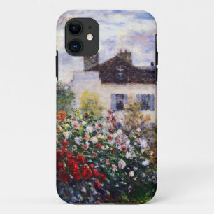 Eine Ecke des Gartens mit Dahlien von Monet Case-Mate iPhone Hülle