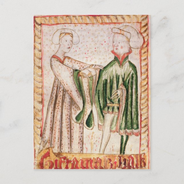 Eine Ehe Postkarte (Vorderseite)