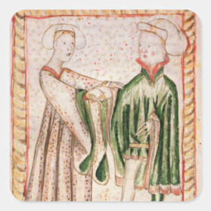 Eine Ehe Quadratischer Aufkleber