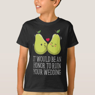 Eine Ehre, Ihre Hochzeitsbride und ihre Bräutigam T-Shirt