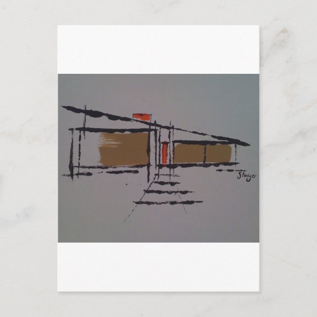 Eine Eichler-Zuhause auf T #1 Postkarte (Vorderseite)