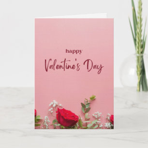 Eine einfache aber hübsche Valentinstagskarte Karte
