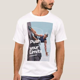 Eine einfache Berg- und Sonnenkombination T-Shirt
