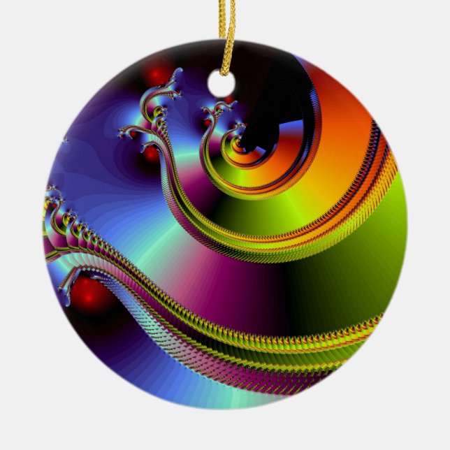 Eine einfache Drehung des Schicksals Keramik Ornament (Vorne)