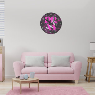 Eine einfache Erinnerung PRAY Christlicher Glaube Runde Wanduhr