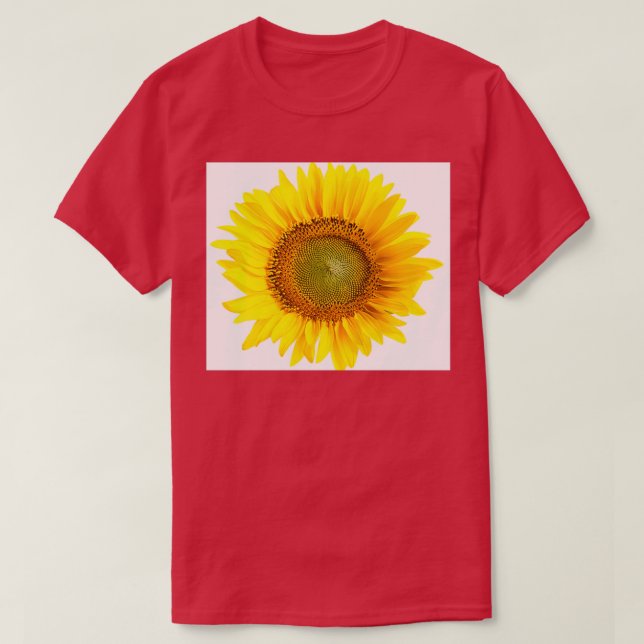 Eine einfache, schöne Sonnenblume T-Shirt (Design vorne)